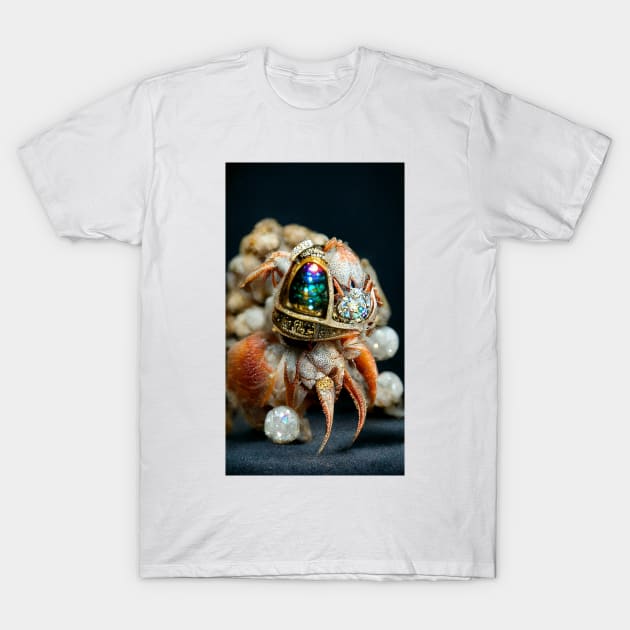 Hermit Crab Bejewelled 02 T-Shirt by rolphenstien